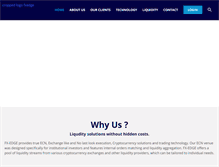 Tablet Screenshot of fx-edge.com